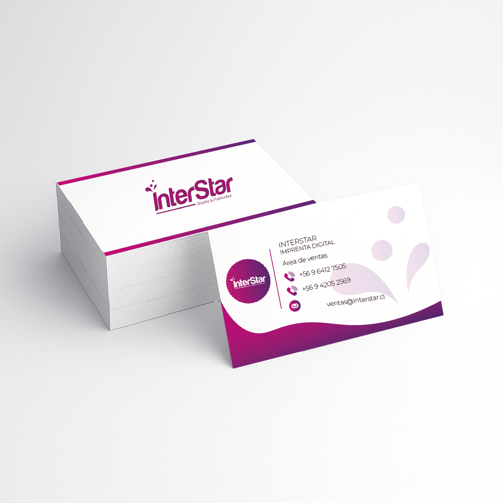 TARJETAS DE PRESENTACION RECTANGULAR