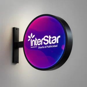 Letrero volumétrico