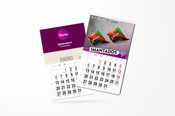 Imanes calendario